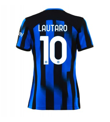 Inter Milan Lautaro Martinez #10 Hemmatröja Dam 2023-24 Korta ärmar